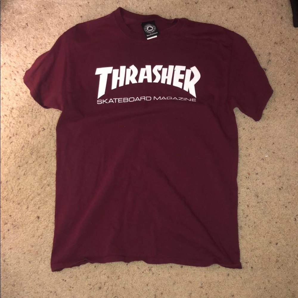 Maroon Thrasher T-Shirt